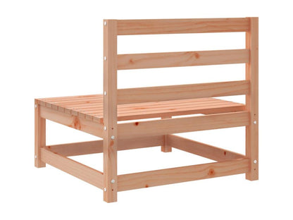 Ensemble de mobilier d'extérieur en bois massif naturel