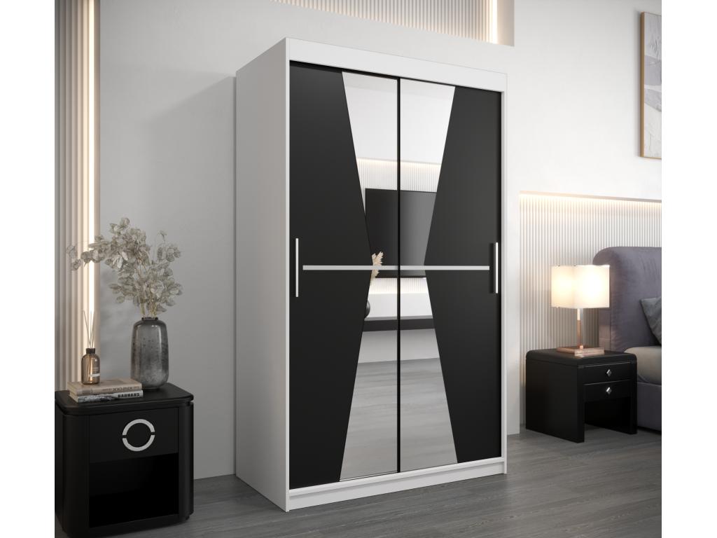 Armoire noire, 120 x 62 x 200 cm