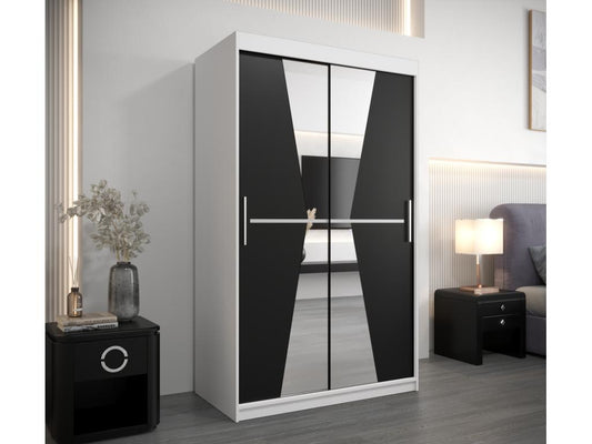 Armoire noire, 120 x 62 x 200 cm