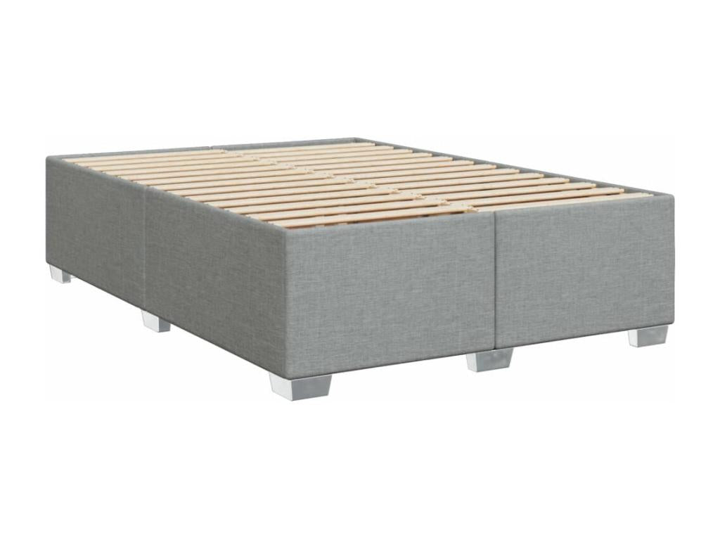 Matelas en tissu gris, 140 x 200 cm