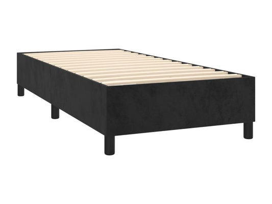 Matelas en velours noir, 100 x 200 cm