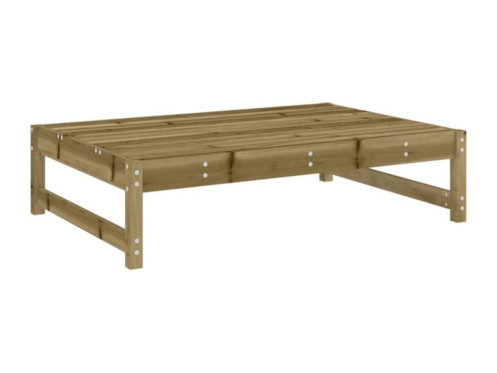 Ensemble de meubles de jardin en pin brun