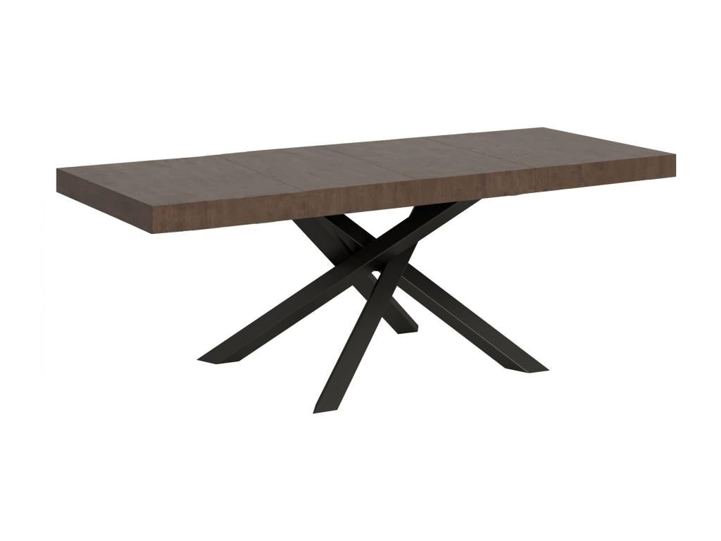 Table marron, 90 x 180 cm