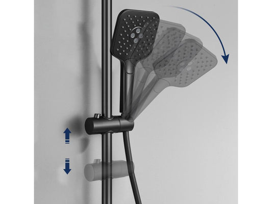 Meubles de maison en verre noir