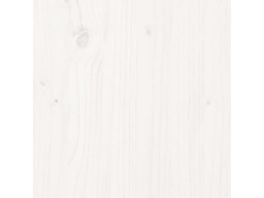 Meuble de maison en bois massif blanc, 159,5 x 3 x 80,5 cm