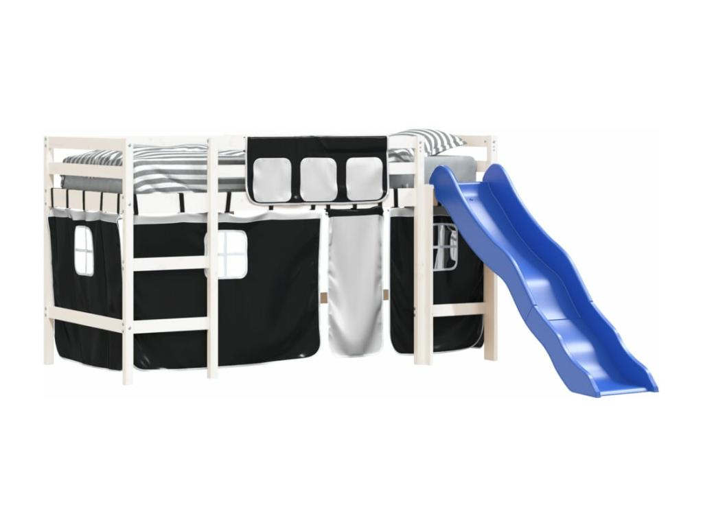 Meubles de maison en pin noir, 90 x 200 cm