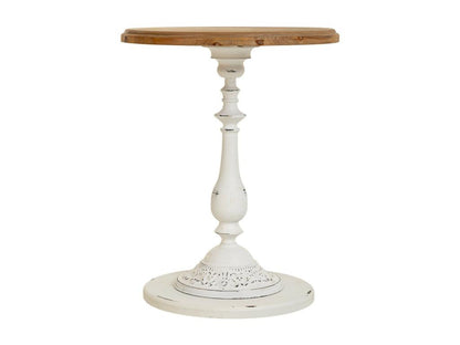 Table basse blanche, 50 x 50 x 65 cm