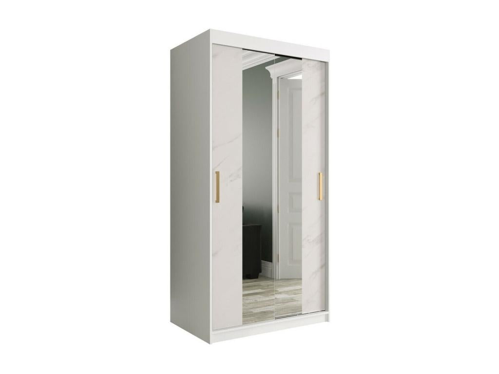 Armoire en marbre blanc, 200 x 100 x 62 cm