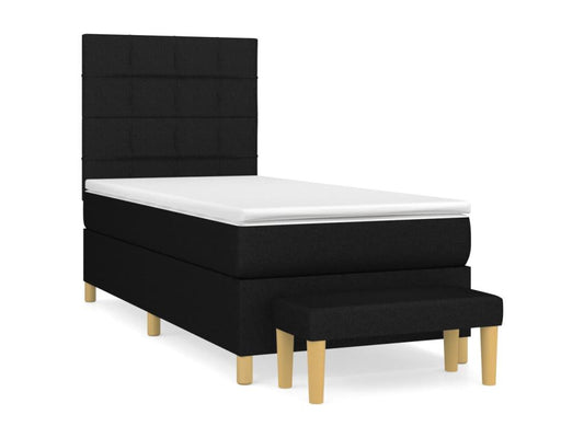 Matelas en tissu noir, 90 x 200 cm