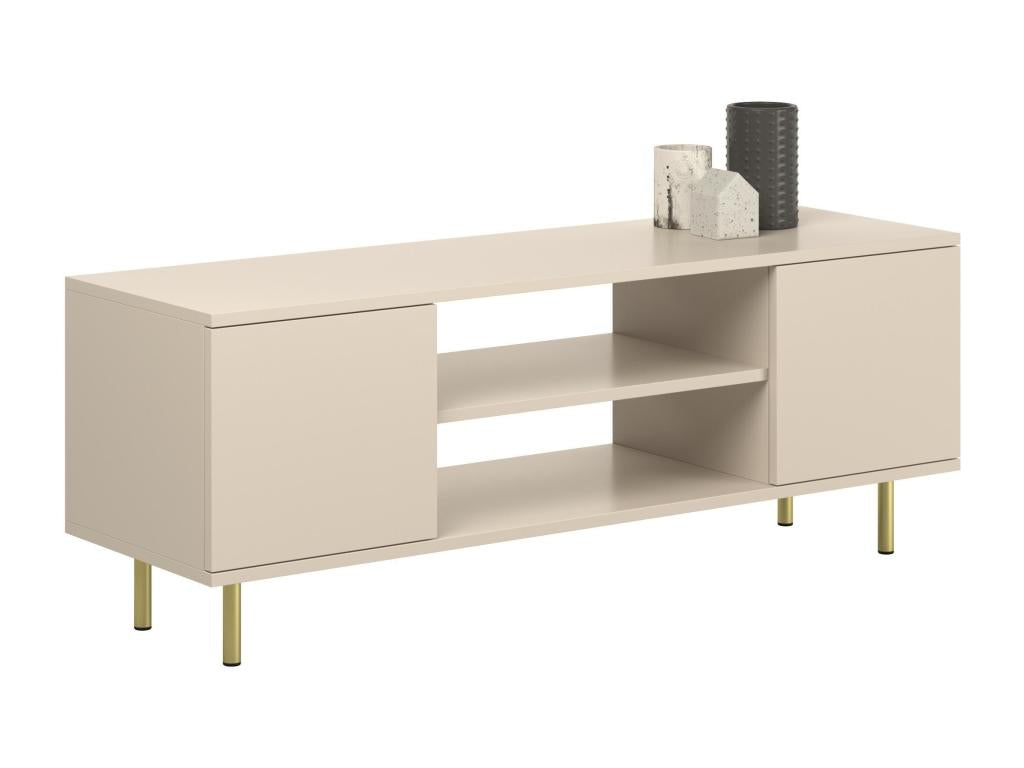 Meuble TV beige, 155 x 40 x 48 cm