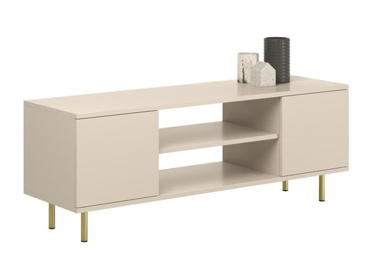 Meuble TV beige, 155 x 40 x 48 cm