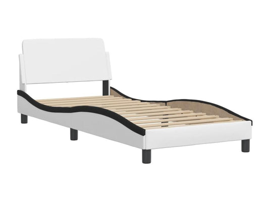 Matelas en similicuir blanc, 90 x 190 cm