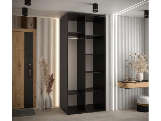 Armoire noire, 120 x 60 x 235,2 cm