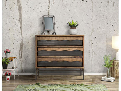 Commode marron, 88 x 45 x 80 cm