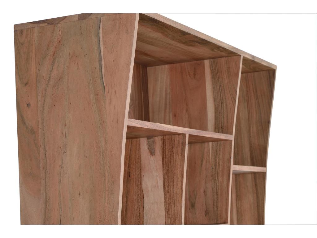 Bibliothèque marron, 200 x 38 x 120 cm