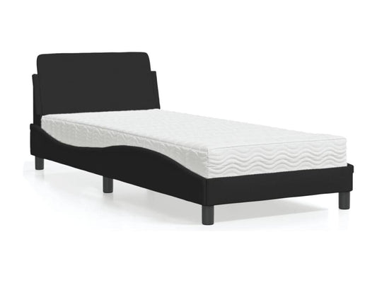 Matelas en tissu noir, 80 x 200 cm