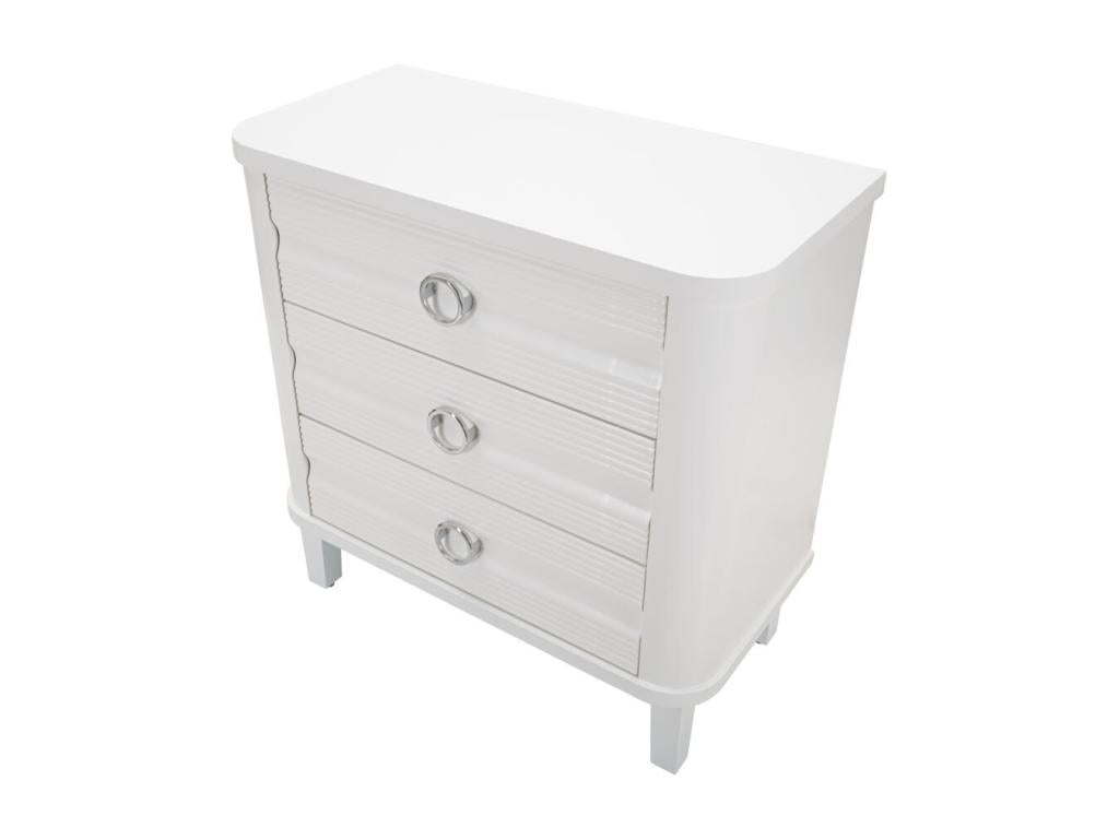 Commode blanche, 81 x 40 x 84 cm
