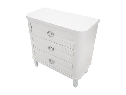 Commode blanche, 81 x 40 x 84 cm