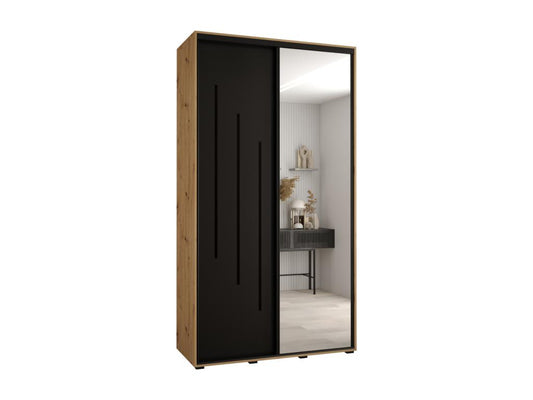 Armoire noire, 140 x 60 x 235,2 cm