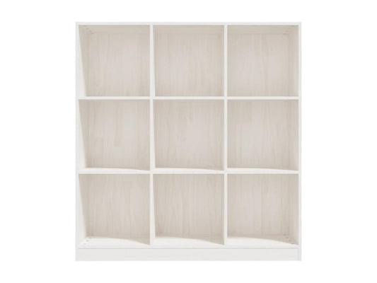 Bibliothèque en pin blanc, 104 x 33,5 x 110 cm