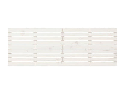 Meuble de maison en bois massif blanc, 206 x 3 x 63 cm