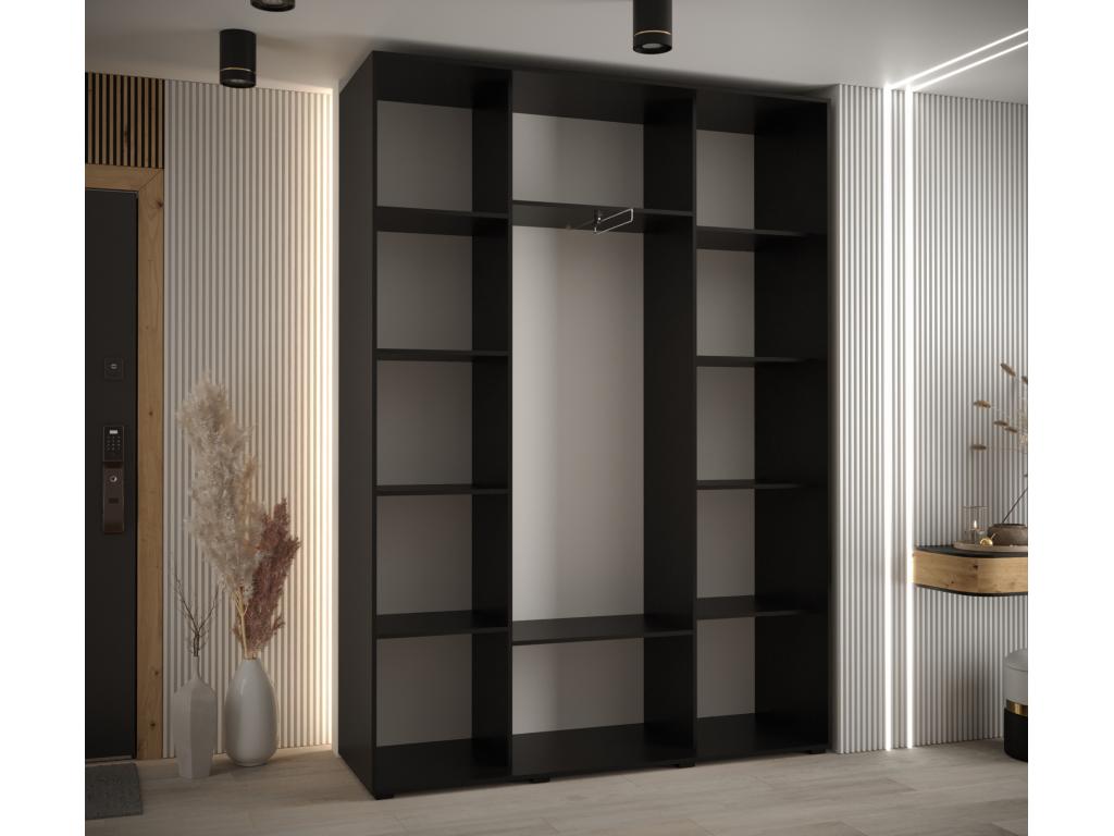 Armoire noire, 170 x 45 x 235,2 cm