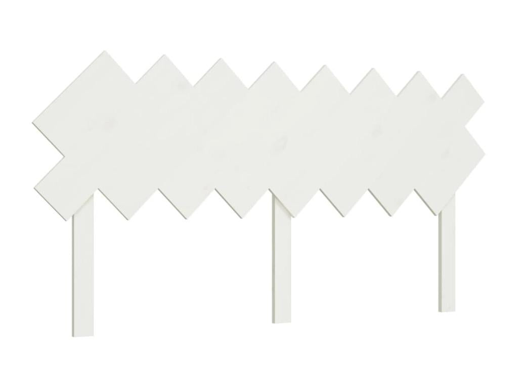 Meuble de maison en bois massif blanc, 159,5 x 3 x 80,5 cm