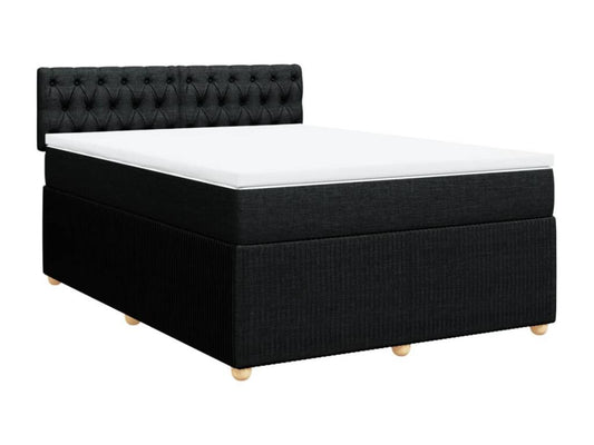 Matelas en tissu noir, 140 x 190 cm