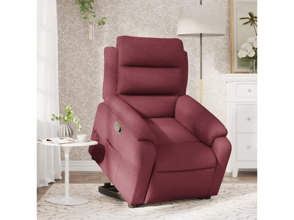 Fauteuil d'appoint en tissu rouge