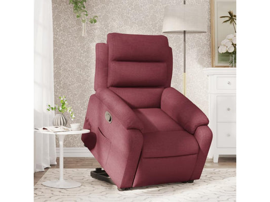 Fauteuil d'appoint en tissu rouge