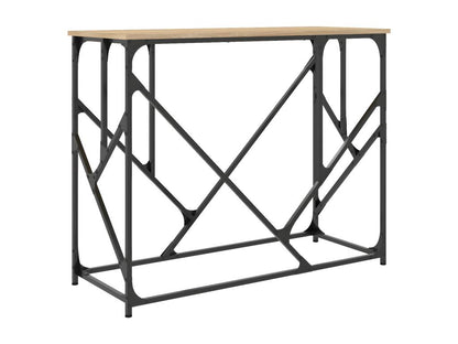 Table en bois d'ingénierie marron, 100 x 40 x 80 cm