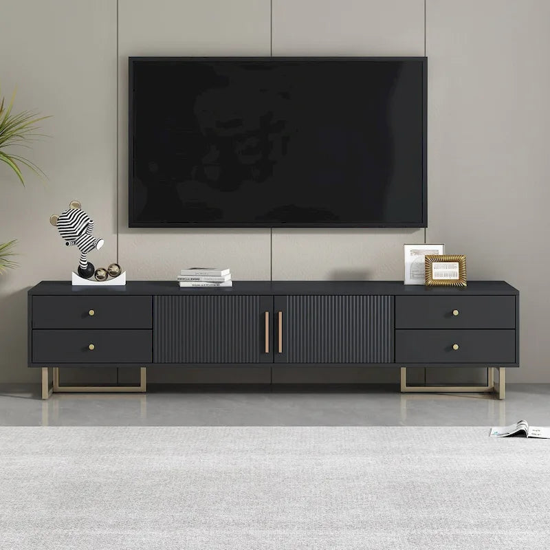65+ Inch Modern TV Stand with Storage for Living Room