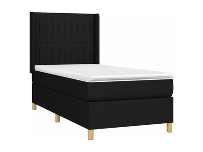 Matelas en tissu noir, 90 x 190 cm