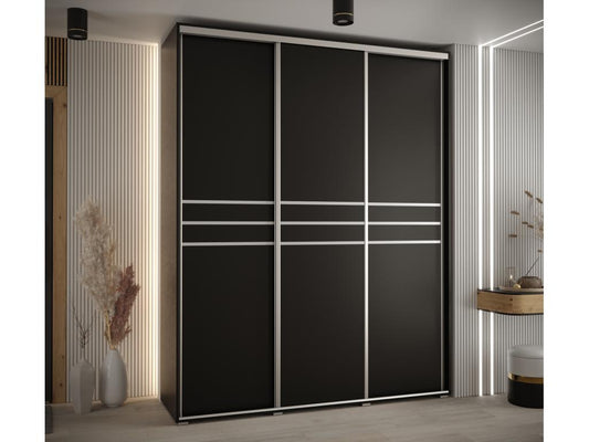 Armoire noire, 200 x 45 x 235,2 cm