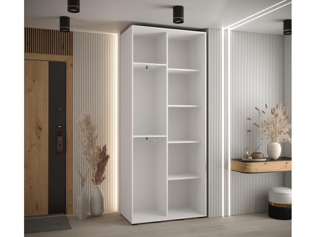 Armoire blanche, 110 x 45 x 235,2 cm
