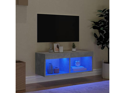 Meuble TV gris, 80 x 30 x 30 cm