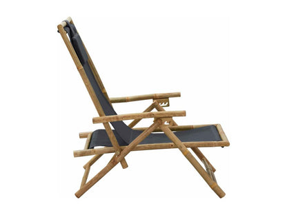 Chaise en tissu gris