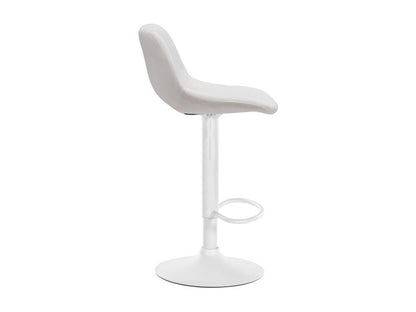 Chaise en métal blanc, 42 x 46 x 86 cm