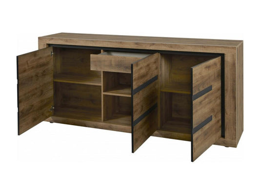 Buffet en métal marron