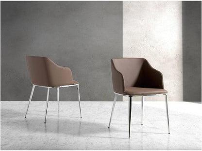 Fauteuil en similicuir anthracite