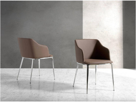 Fauteuil en similicuir anthracite