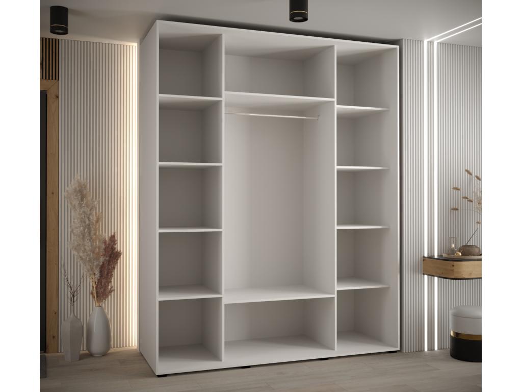 Armoire blanche, 190 x 60 x 235,2 cm