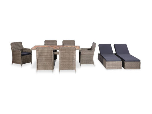 Meubles de maison en résine tressée naturelle