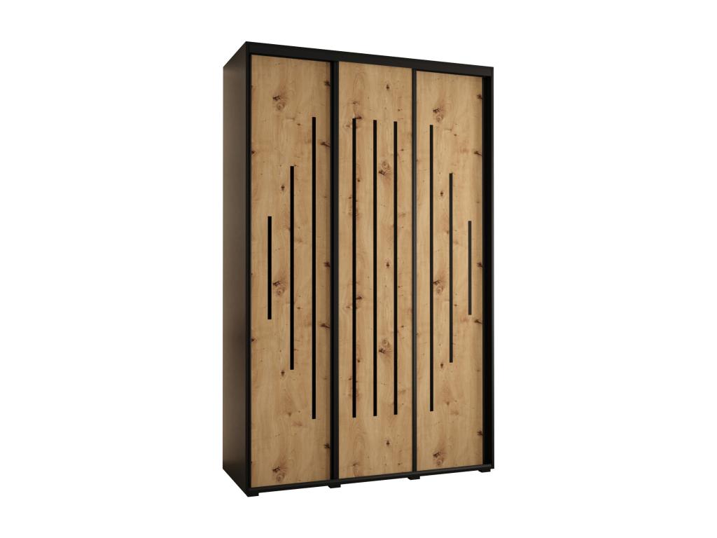 Armoire noire, 150 x 60 x 235,2 cm