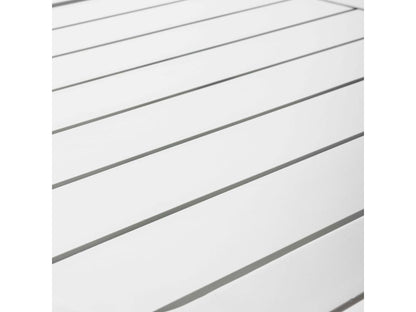 Table blanche, 70 x 70 cm