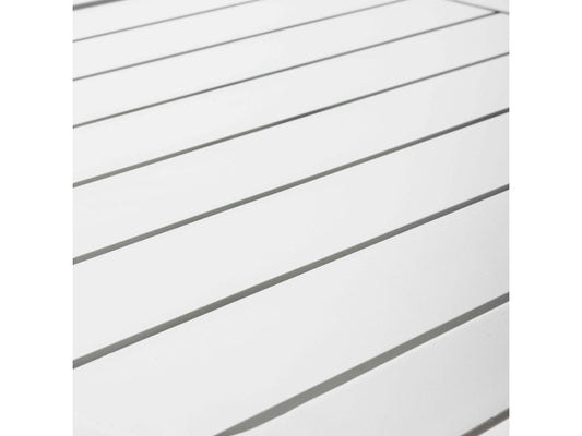 Table blanche, 70 x 70 cm