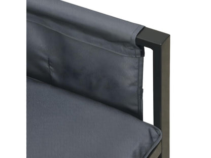 Ensemble de mobilier d'extérieur anthracite