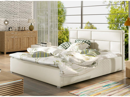 Meuble de maison en cuir beige, 180 x 200 cm