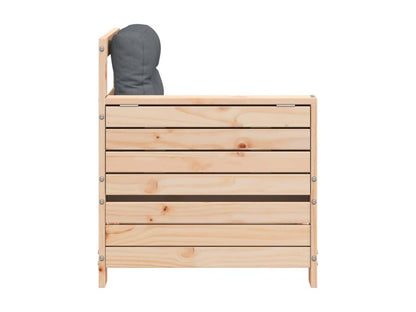 Canapé en bois massif naturel