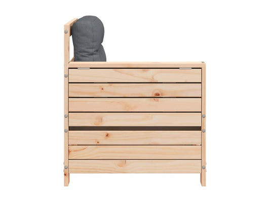 Canapé en bois massif naturel